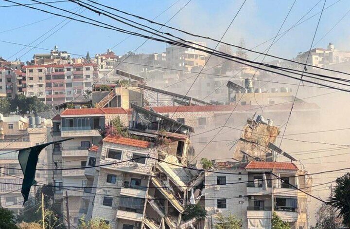 Beirut’s “Al Barajneh Tower” was targeted/ the bombing of “Eita al-Shaab” + film