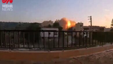 Blowing up another mosque in southern Lebanon by the Zionist army