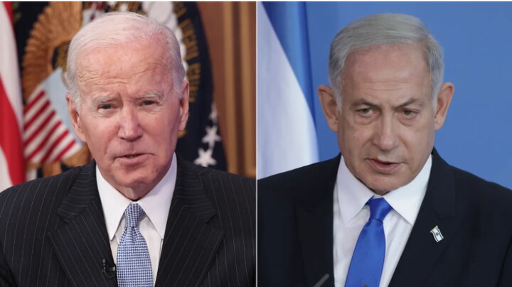 Consultation between “Biden” and “Netanyahu”