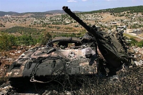 Destruction of 5 Zionist Merkava tanks with Hezbollah guided missiles