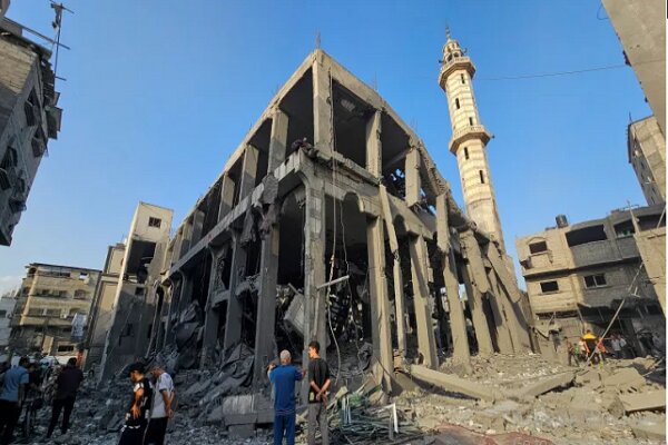 Destruction of 814 mosques in the Gaza Strip during one year of aggression by the Zionist regime