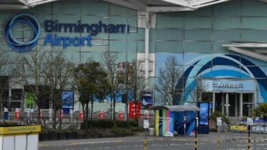 Evacuation of “Birmingham” airport in England