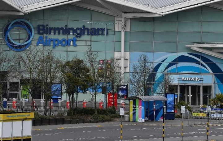 Evacuation of “Birmingham” airport in England