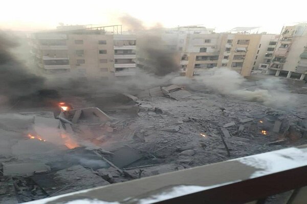 Extensive destruction in the suburbs of Beirut following the attacks of the Zionists last evening