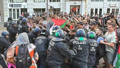 Gaza’s share of bullets brings tears to Palestine’s supporters/ this is Berlin!