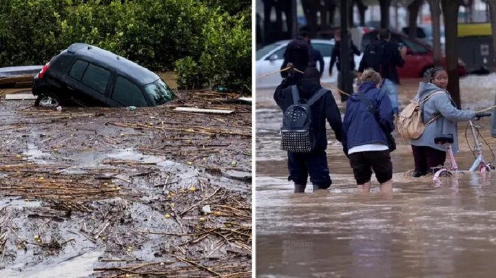 Heavy rain and flooding in Spain/ 13 people died