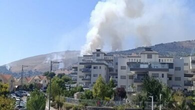 Hezbollah’s massive missile attack on occupied Safad + video