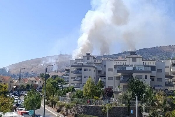 Hezbollah’s massive missile attack on occupied Safad + video