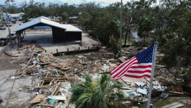 Hurricane and declaration of state of emergency in the state of Florida