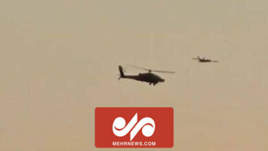 Interesting picture of a resistance drone flying next to the Zionist helicopter