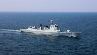 Joint patrolling of Russia and China with warships in Asia and the Pacific