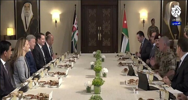 King of Jordan: The need for peace in the region is to stop the war in Gaza