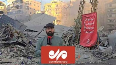 Mehr’s report on the barbaric attack of Zionists on residential areas in Dahiya