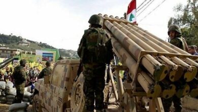 Operation of Lebanese fighters against enemy infantry