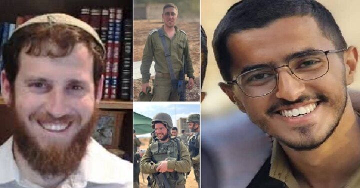 Pictures of 4 soldiers killed by the Zionist army in southern Lebanon