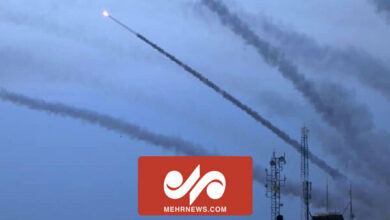 Pictures of the moments of rocket rain in Shlomi town of the occupied territories