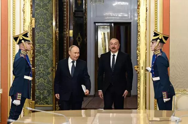 Putin met with Aliyev in the Kremlin