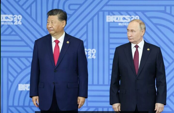 “Putin’s” appreciation for the Chinese president’s efforts to end the war in Ukraine