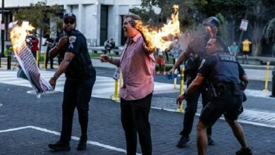 Supporter of Palestine self-immolated near the White House/quarantine area + video