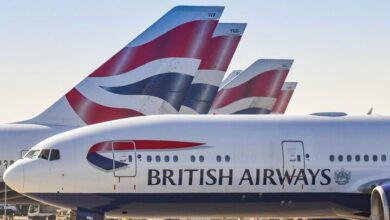 Suspension of “British Airways” flights to occupied territories until the end of March 2025