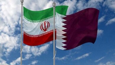 Telephone call between the foreign ministers of Iran and Qatar