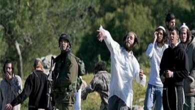 The arrival of a number of Zionist settlers to the north of the Gaza Strip