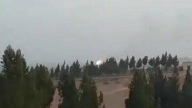 The attack of the Zionist regime on the outskirts of “Homs” in Syria