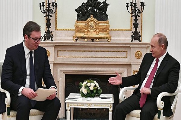 The axes of consultation between the presidents of Russia and Serbia