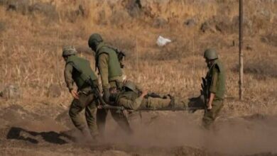 The death of 4 Zionist soldiers in northern Gaza