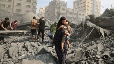 The fighters of the Zionist regime bombarded Rafah