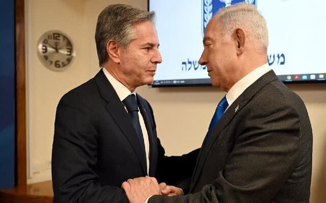 The meeting between “Blinken” and “Netanyahu” is still going on after 2 hours