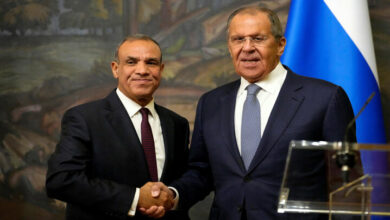 The meeting of the foreign ministers of Russia and Egypt focusing on Gaza and Lebanon