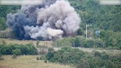 The moment of explosion of border roads between North and South Korea / one step to war!