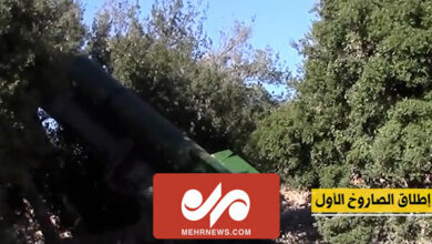 The moment of Hezbollah’s missile attack around Tel Aviv with “Qadir 2” missiles