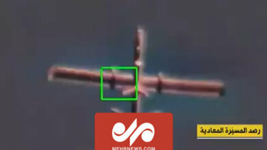 The moment of shooting down the “Hermes-450” drone of the Zionist regime by Hezbollah