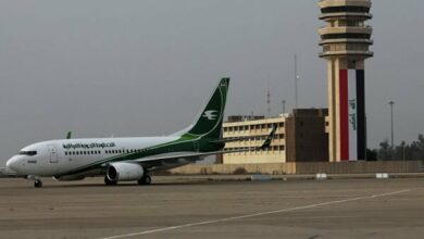 The movement of passenger planes in Iraq returned to normal