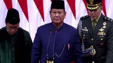 The new president of Indonesia was sworn in