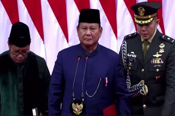 The new president of Indonesia was sworn in