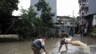 The number of victims of Nepal flood has increased to 217 people