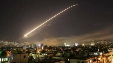 The successful confrontation of the air defense of the Syrian army with the aggression of the Zionists