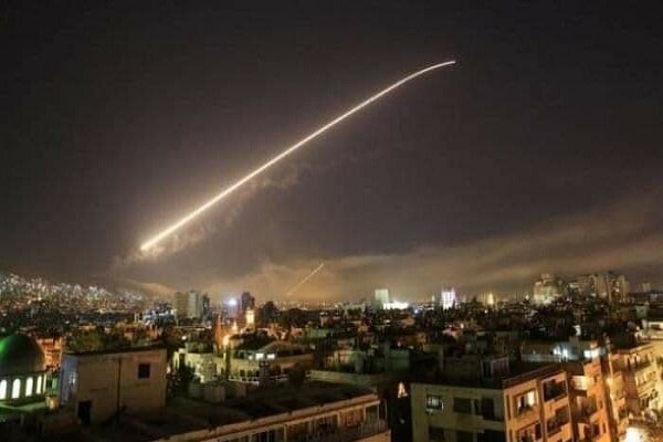 The successful confrontation of the air defense of the Syrian army with the aggression of the Zionists