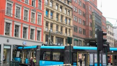 Tram derailment in Oslo/ 4 people were injured