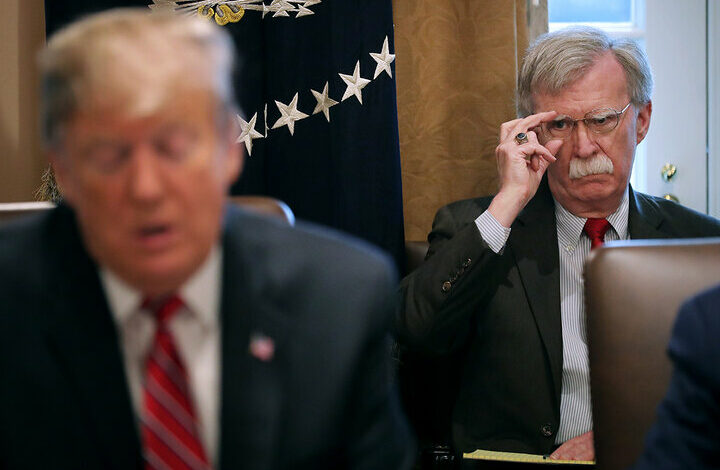 Trump: Bolton was a coward/ I would scare countries with him!