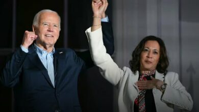 Why did “Biden” withdraw from the election in favor of “Harris”?