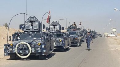 10,000 Iraqi armed forces were deployed near the common border with Syria