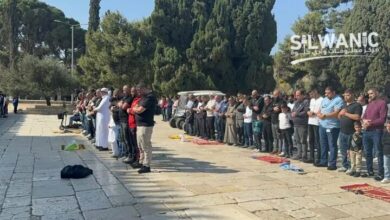 40,000 people held Friday prayers in Al-Aqsa Mosque