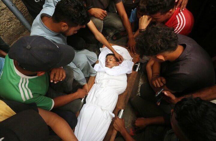 96 martyrs in the barbaric crimes of the Zionist regime in the north and center of the Gaza Strip