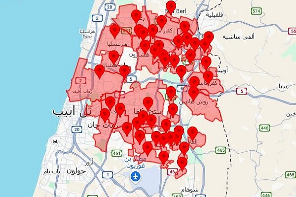 Activating the warning siren in Tel Aviv