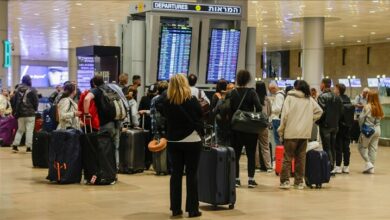 All flights to Tel Aviv were suspended