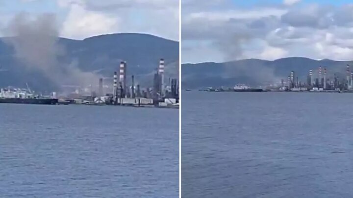 An explosion occurred in a refinery in the east of Istanbul